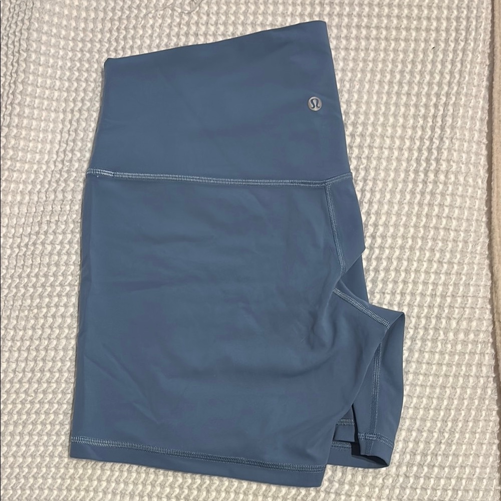 Lululemon Align Shorts Utility Blue - Size 12, 6" inseam